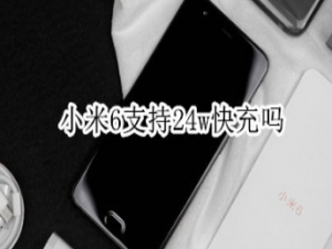 小编教你小米6可以24w快充吗。