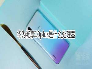 小编教你华为畅享10plus采用什么处理器。