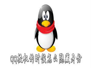 小编教你qq授权的时候如何隐藏身份。