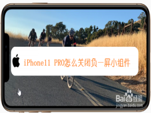 小编教你iPhone11 PRO如何关闭负一屏小组件。