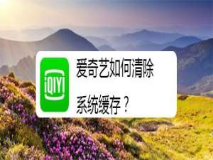 小编教你爱奇艺怎么清除系统缓存。