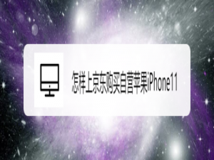 小编教你京东上怎么购买自营苹果iPhone11。