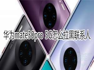 小编教你mate30pro5G版如何添加联系人黑名单。