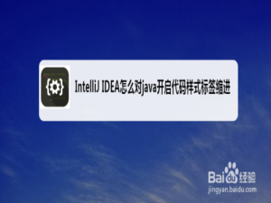 小编教你IntelliJ IDEA如何对java打开代码样式标签缩进。