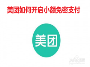 小编教你美团怎么设置小额免密支付。