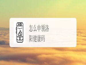 小编教你洛康码怎么申请。