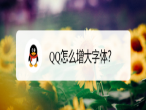 小编教你QQ字体在哪可以调大。