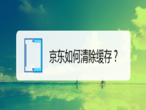 小编教你京东在哪里清理缓存。