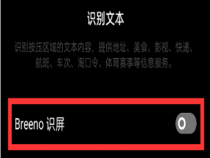 小编教你Realme怎么打开Breeno识屏功能。