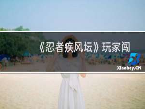 《忍者疾风坛》玩家闯关攻略分享