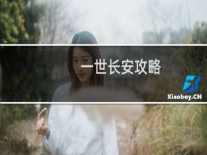 一世长安攻略