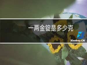 一两金锭是多少克