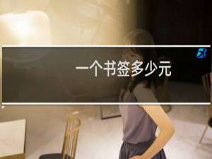 一个书签多少元