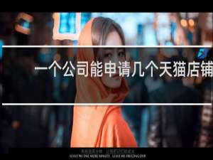 一个公司能申请几个天猫店铺
