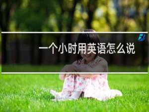 一个小时用英语怎么说