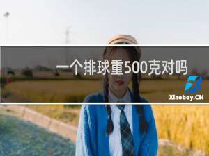 一个排球重500克对吗