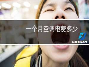 一个月空调电费多少