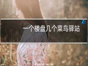 一个楼盘几个菜鸟驿站