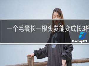 一个毛囊长一根头发能变成长3根吗