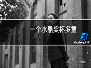 一个水晶奖杯多重