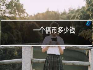 一个福币多少钱