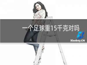 一个足球重15千克对吗