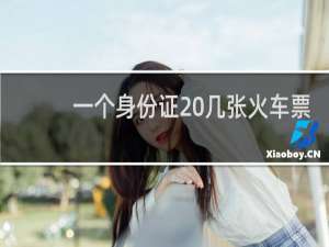 一个身份证 几张火车票