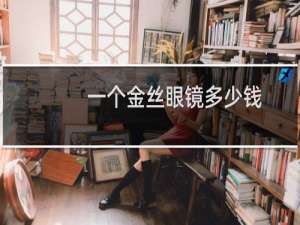 一个金丝眼镜多少钱
