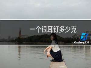 一个银耳钉多少克