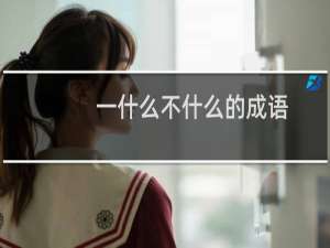 一什么不什么的成语