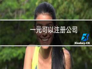 一元可以注册公司