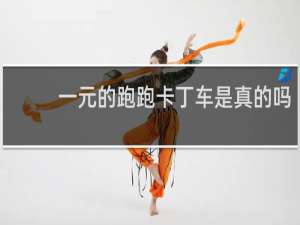一元的跑跑卡丁车是真的吗