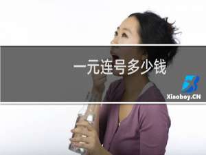 一元连号多少钱