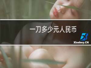 一刀多少元人民币