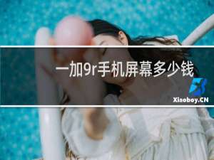 一加9r手机屏幕多少钱