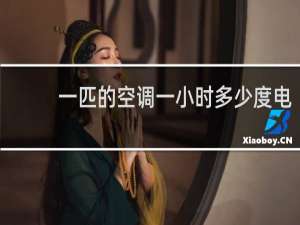 一匹的空调一小时多少度电