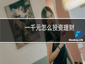 一千元怎么投资理财