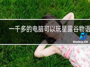 一千多的电脑可以玩星露谷物语吗