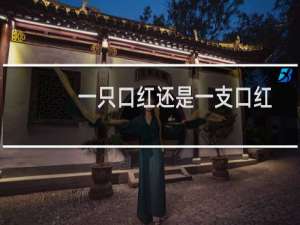 一只口红还是一支口红