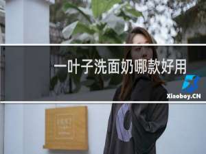 一叶子洗面奶哪款好用