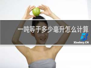 一吨等于多少毫升怎么计算
