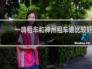 一嗨租车和神州租车谁比较好