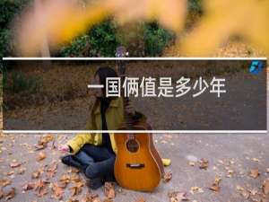 一国俩值是多少年