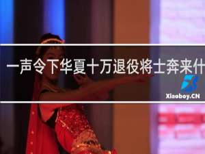 一声令下华夏十万退役将士奔来什么梗