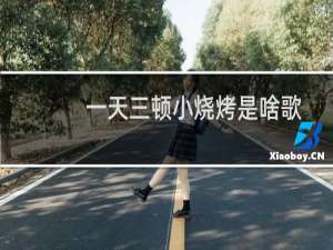 一天三顿小烧烤是啥歌