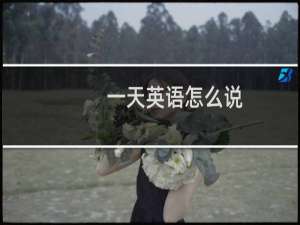 一天英语怎么说