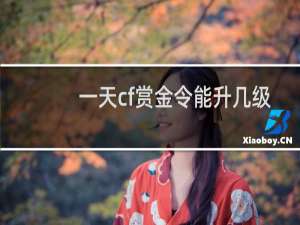 一天cf赏金令能升几级