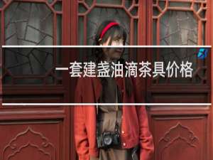 一套建盏油滴茶具价格