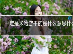 一定是米哈游干的是什么意思什么梗