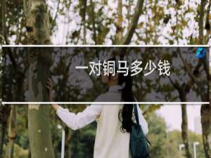 一对铜马多少钱